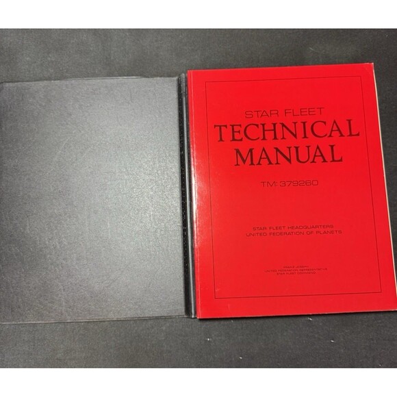 Star Trek Star Fleet Technical Manual 1st Ed 1975 Ballantine Franz Joseph - Picture 3 of 6